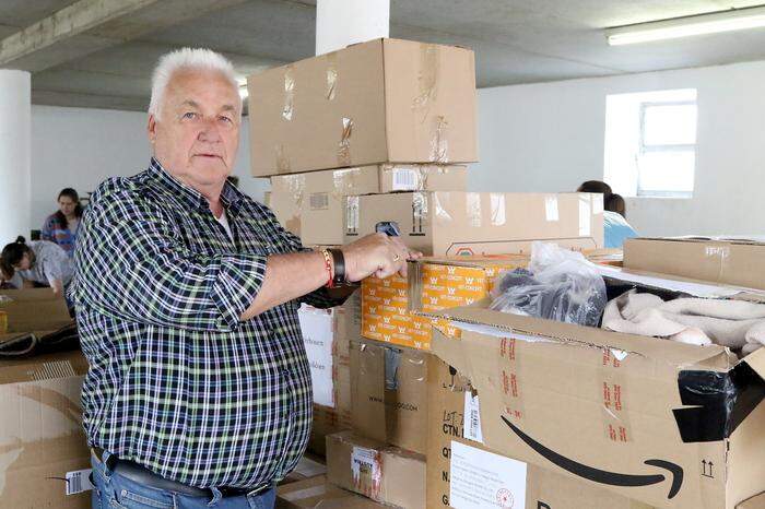 Bürgermeister Wolfgang Grilz war es ein Anliegen, so schnell wie möglich eine Spenden-Aktion zu organisieren