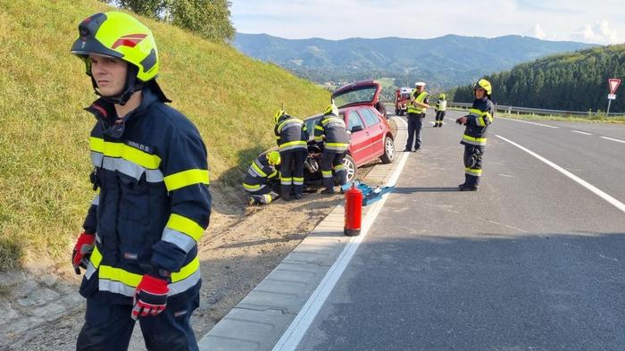 Die Feuerwehr Hörmsdorf rückte mit zehn Einsatzkräften aus