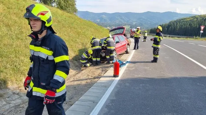 Die Feuerwehr Hörmsdorf rückte mit zehn Einsatzkräften aus