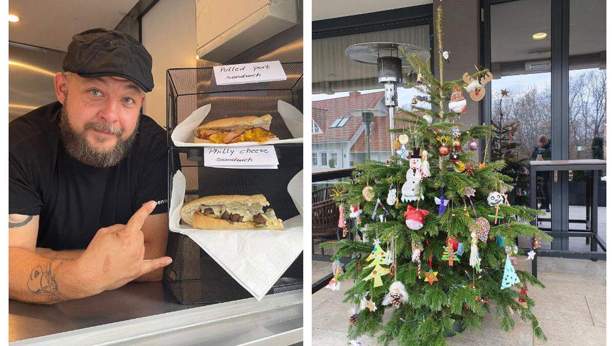 Joachim Jaindl will den geschmückten Christbaum versteigern