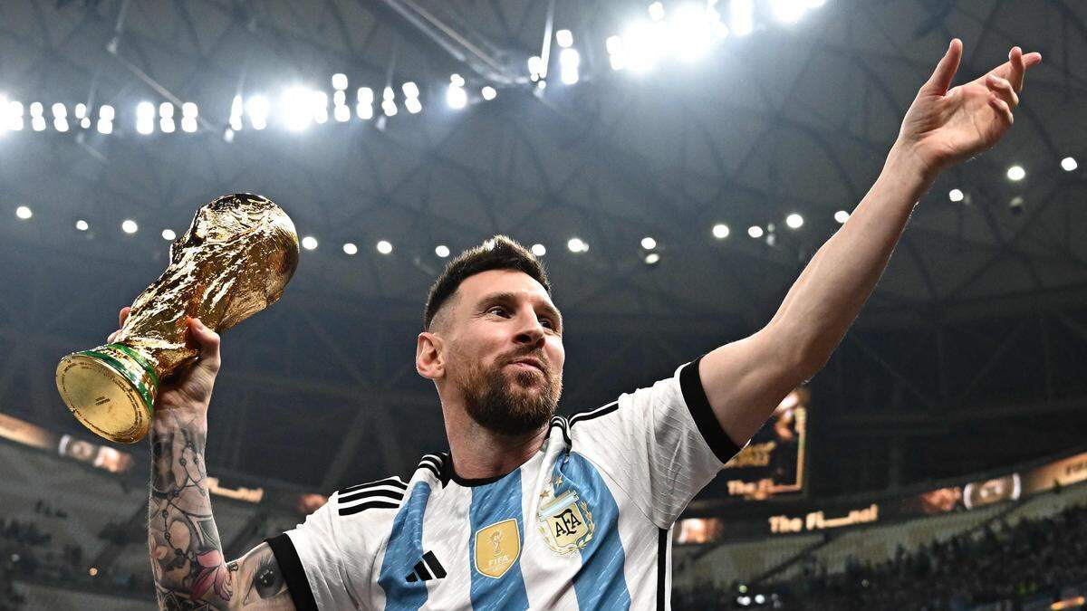 Argentinien iund Lionel Messi sind WM-Titelverteidiger