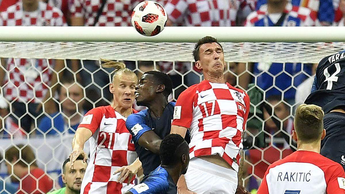 Mario Mandzukic (17) im WM-Finale 2018 