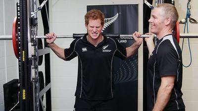 Prinz Harry beim Training in Neuseeland