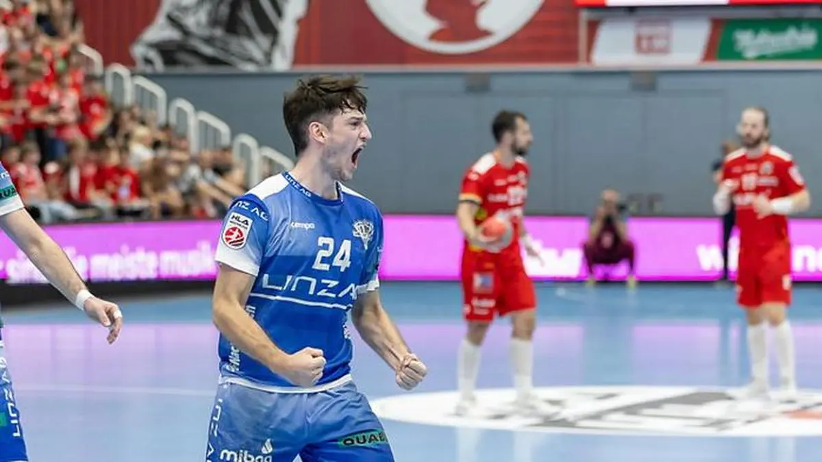 Einfache Sprache: Der HC Linz ist österreichischer Handball-Meister