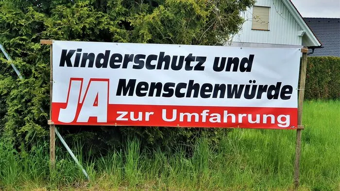 Die Anrainer tun ihre Meinung kund...