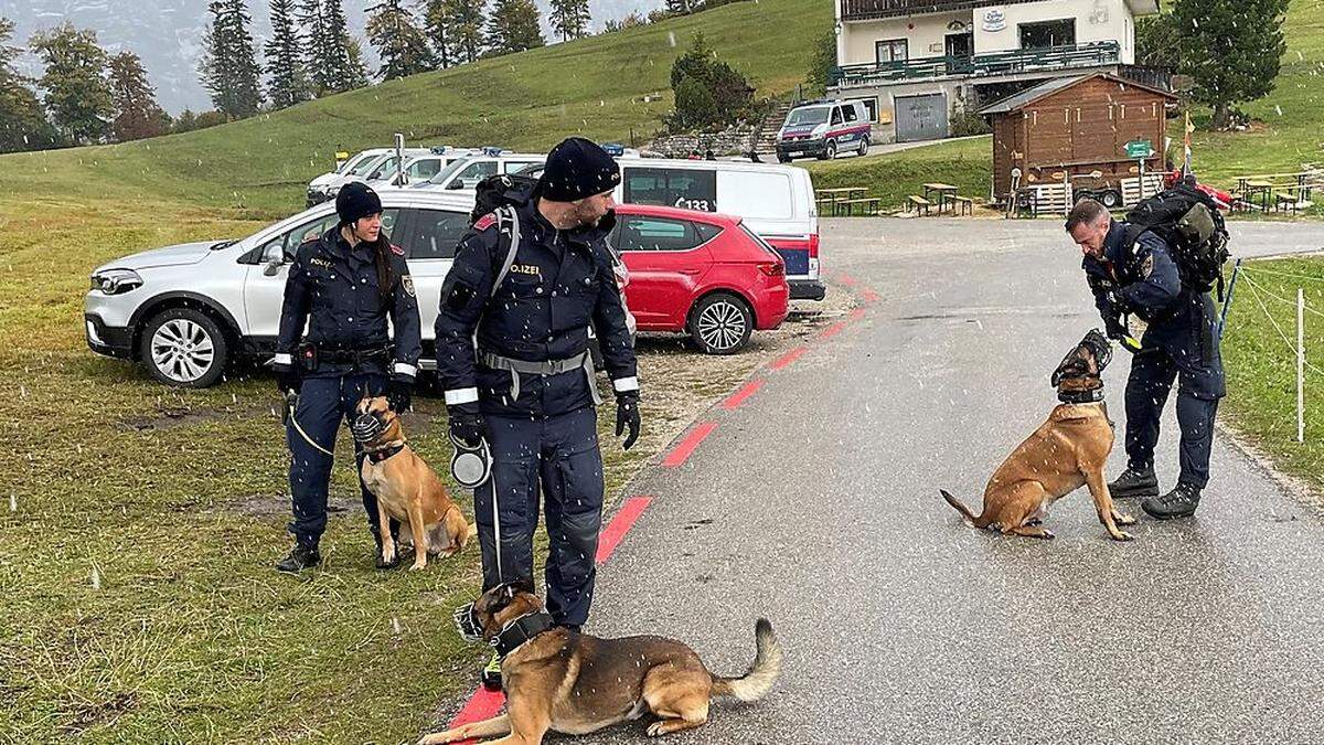 Samstag kommen auch die Polizeihunde wieder zum Einsatz