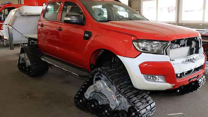 Vier Personen haben im „4x4“ Ford Ranger Platz. 2019 soll dieser eingeweiht werden 