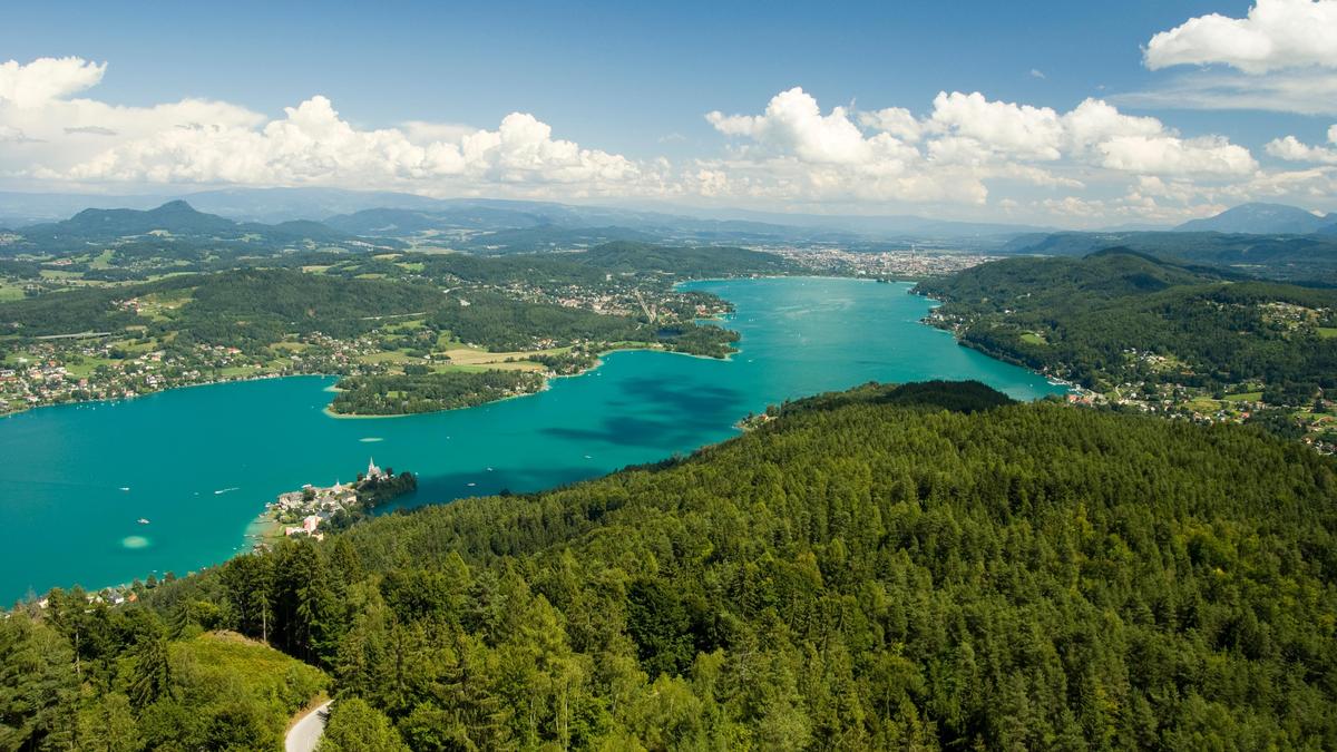 Ausblick am Wörthersee