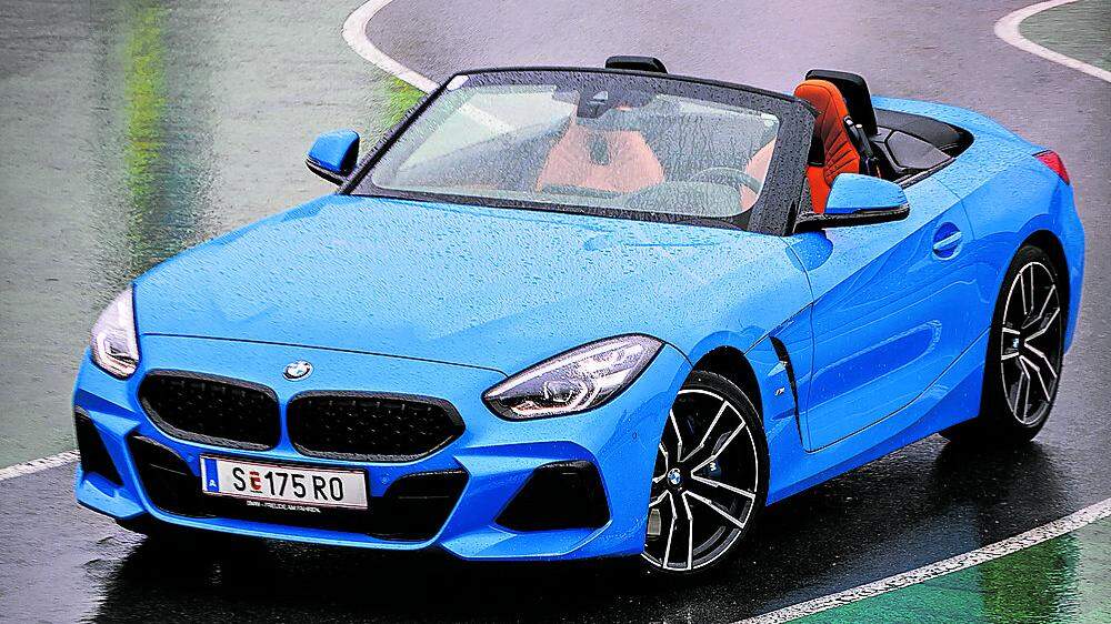 Knackige Proportionen und kurze Überhänge kennzeichnen den neuen BMW Z4 als Paradesportler