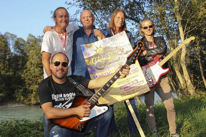 Peter Prammerdorfer, Walter Widemair, Josef Hubmann, Michael Steinwender und Mike Diwald ließen "Fellstock" wieder aufleben.