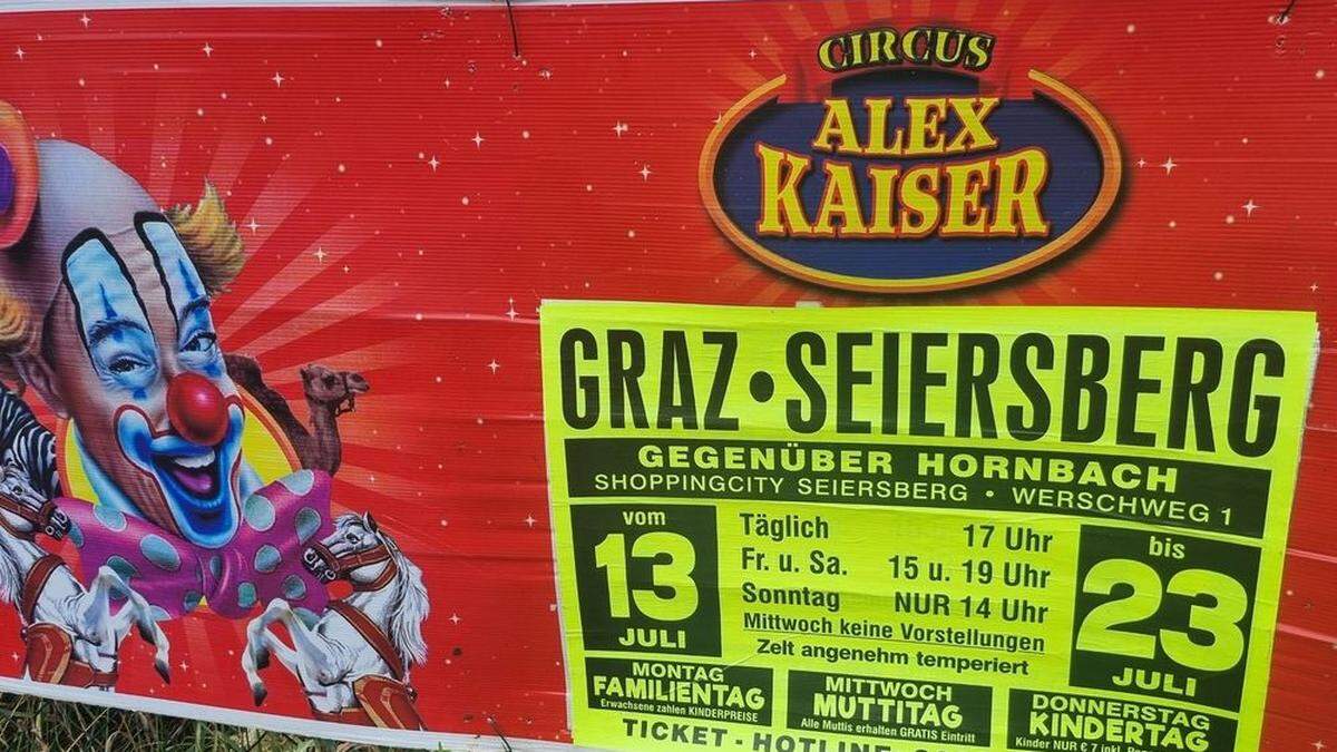 Staunen ist im Circus Kaiser garantiert, diesmal auch auf den Plakaten