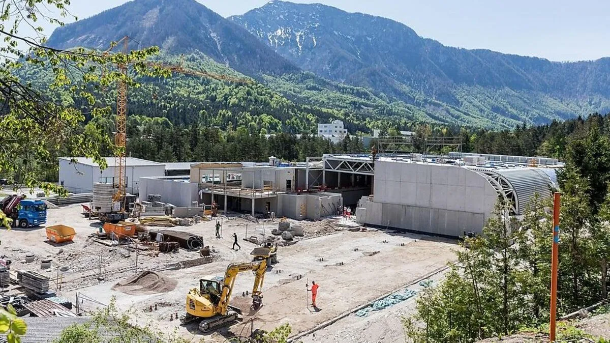 Bereits am 15. Juni soll die Eishalle in Ferlach in Betrieb gehen