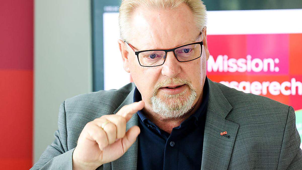 ÖGB-Landeschef Horst Schachner ist besorgt: &quot;Wir zerfleischen uns gerade selbst&quot;