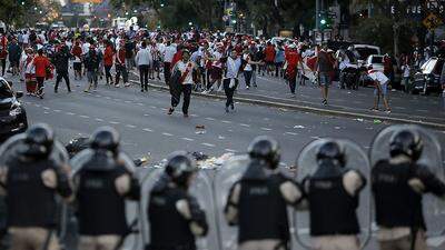 Die Fans von River Plate rasteten aus