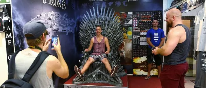 Gedränge in einem „Game of Thrones“-Souvenirshop in Dubrovnik