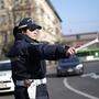 Polizei kontrolliert Fahrverbot in Mailand