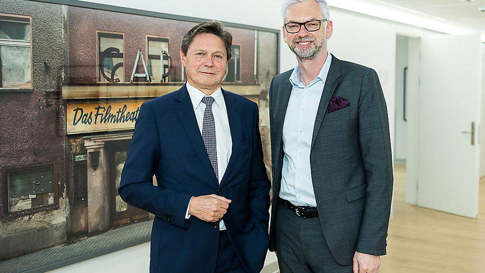 Verbund-Chef Wolfgang Anzengruber und sein Nachfolger Michael Strugl 