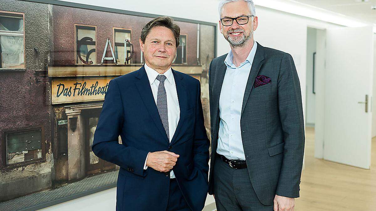Verbund-Chef Wolfgang Anzengruber und sein Nachfolger Michael Strugl 