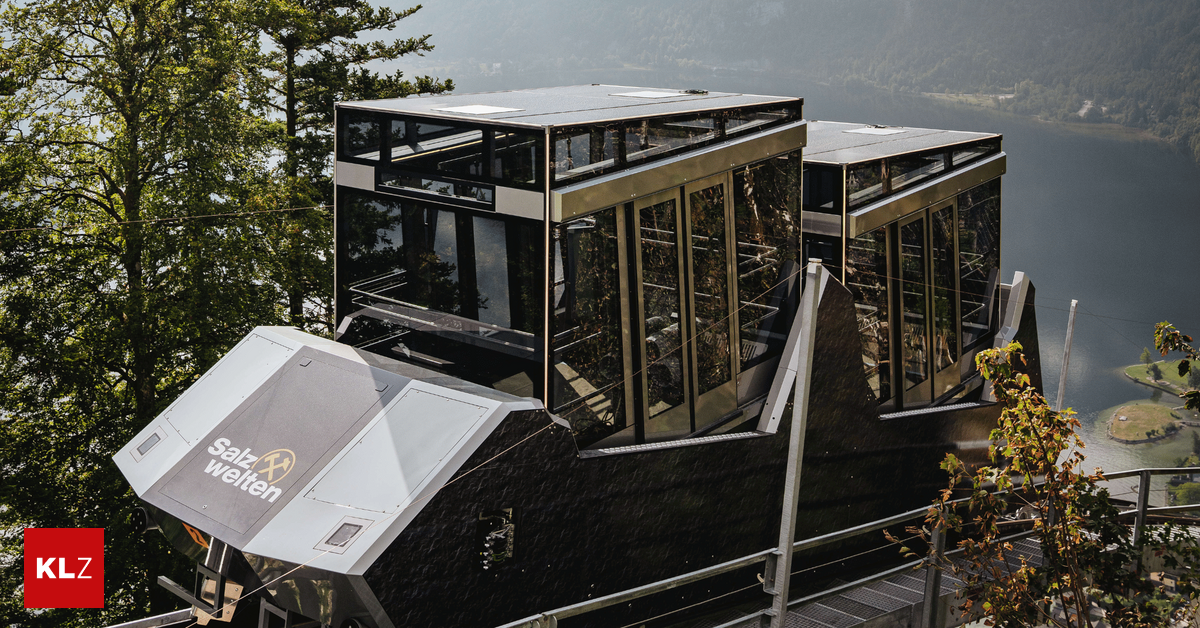 Modernste Standseilbahn Europas eröffnet in Hallstatt | Kleine Zeitung