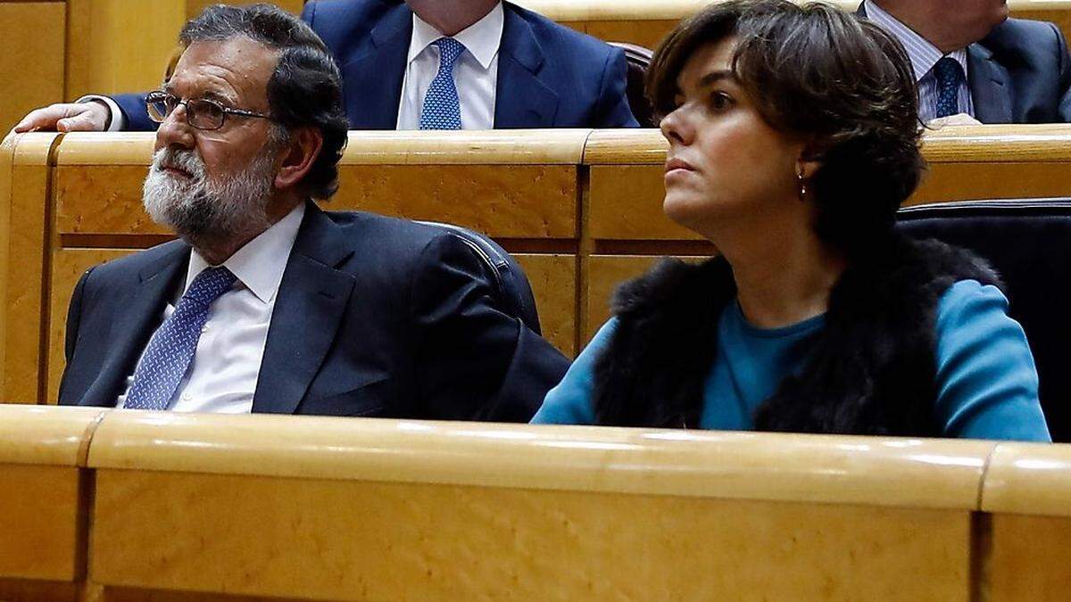 Mariano Rajoy und Soraya Saenz de Santamaria