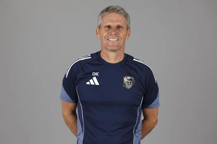 WOLFSBERG,AUSTRIA,17.JUL.25 - SOCCER - ADMIRAL Bundesliga, Wolfsberger AC, team photo shooting. Image shows head coach Dietmar Kuehbauer (WAC).
Photo: GEPA pictures/ Wolfgang Grebien