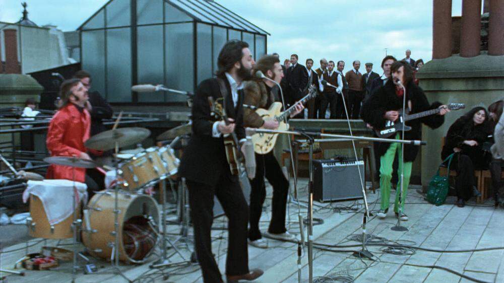 Das legendäre Dachkonzert der Beatles im Jänner 1969