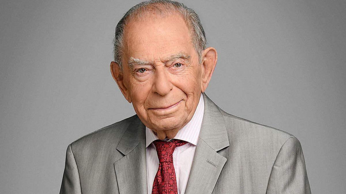 Paul Lendvai (92) moderiert live das „Europastudio“ im ORF