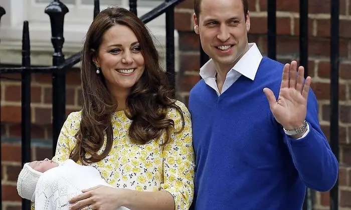 Kate - nur wenige Stunden nach der Geburt