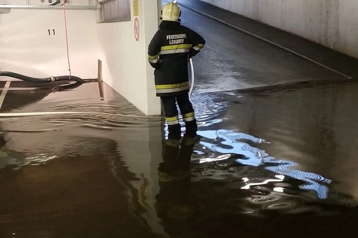 In Lendorf wurden Keller ausgepumpt
