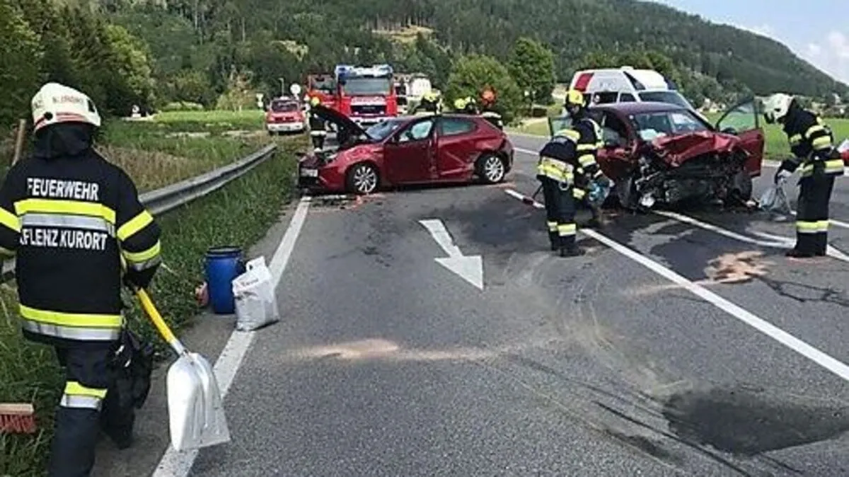 Im Einsatz waren die Feuerwehren Graßnitz und Aflenz Kurort
