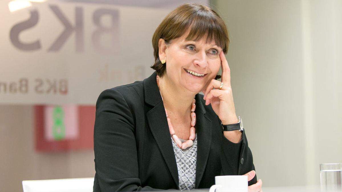 BKS Bank Vorstandsvorsitzende Herta Stockbauer