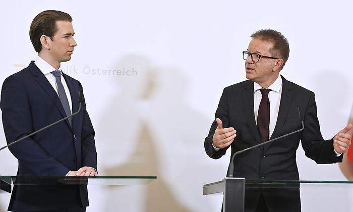 Sebastian Kurz und Rudolf Anschober
