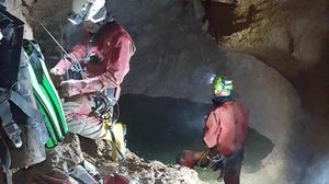 Vier Tage lang dauerte die Forschungsexpedition in der Höhle