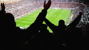 people cheering for a team