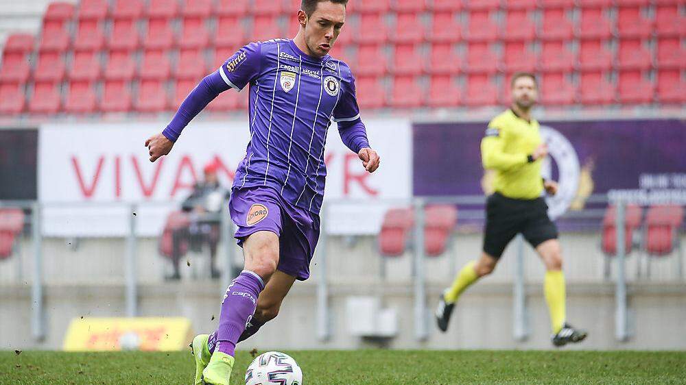 Markoutz erzielte für die Austria Klagenfurt heuer sechs Treffer