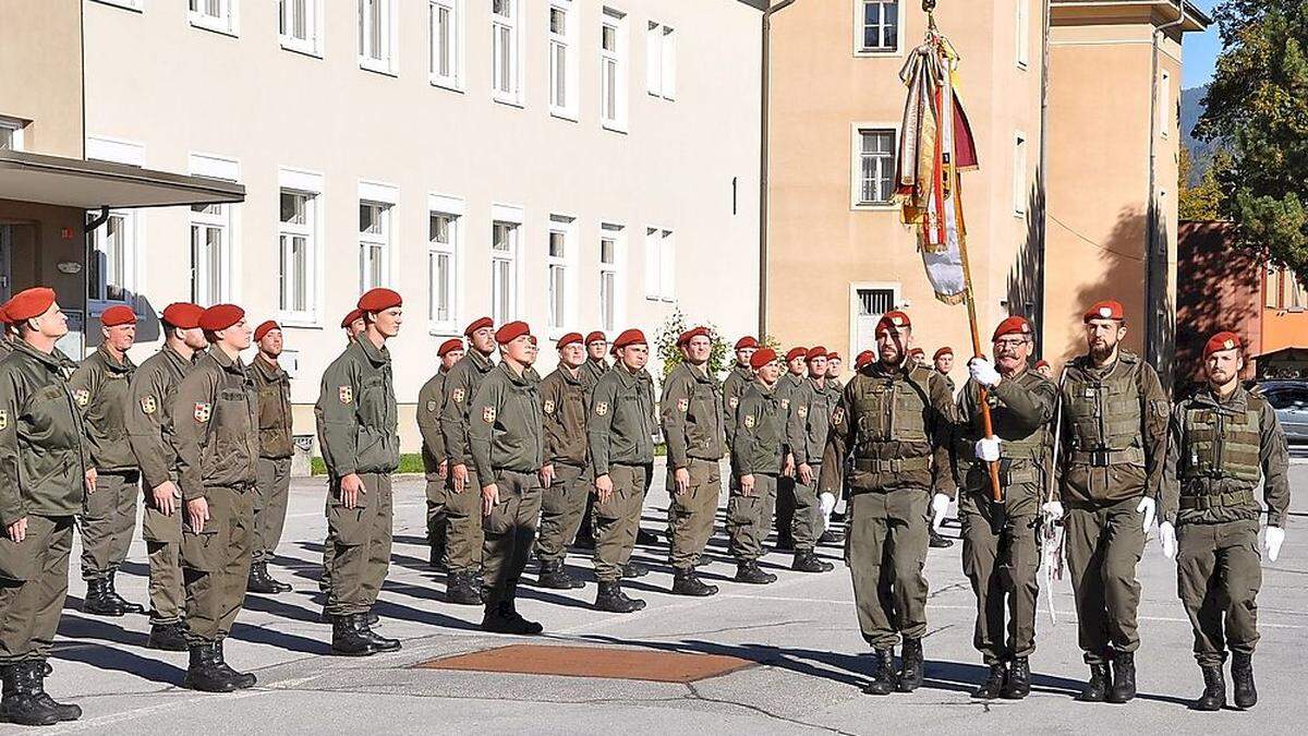 In der Lutschounig-Kaserne wurde der Traditionstag gefeiert