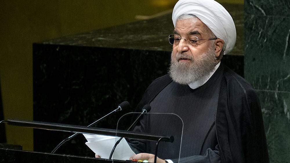 Iranischer Präsident Hassan Rouhani 