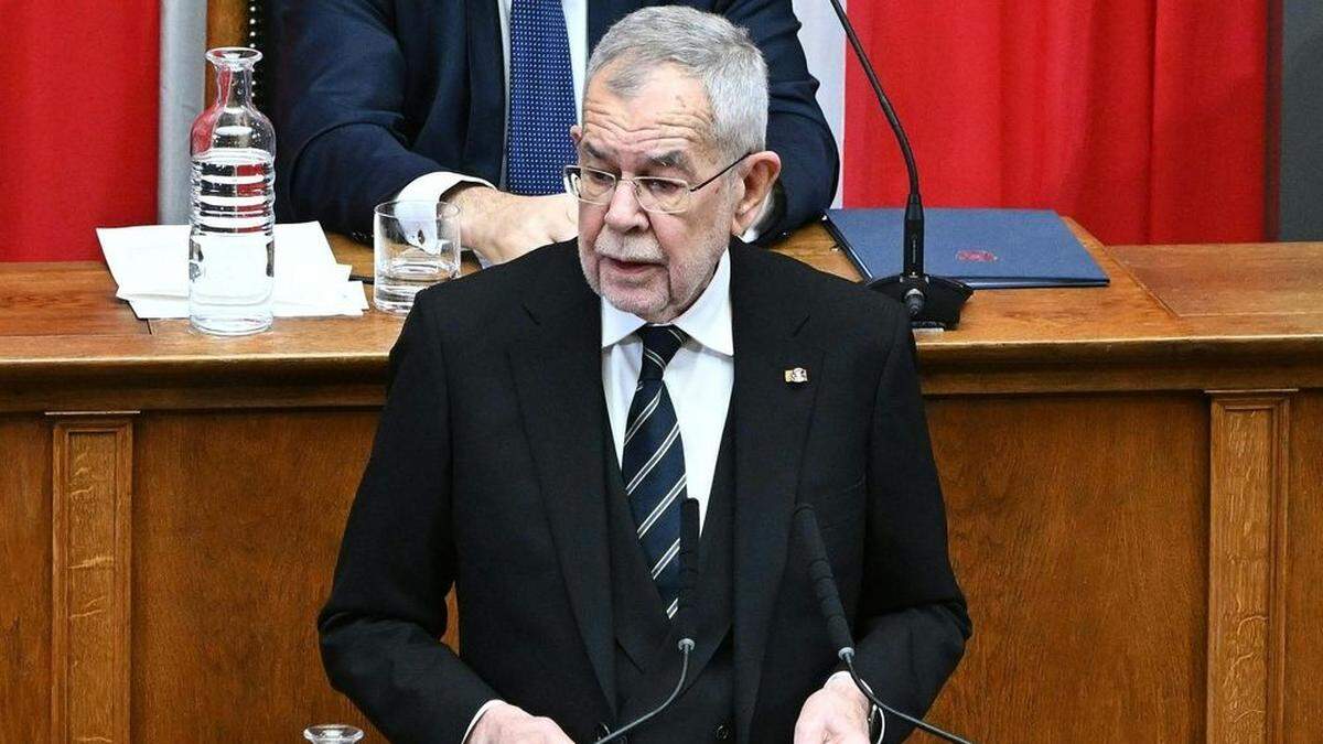 Bundespräsident Alexander Van der Bellen appellierte an Politik, Medien und uns alle