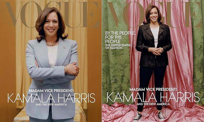 Ausgabe der aktuellen US-Vogue: das rechte Cover sorgte für Aufregung