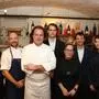 Osteria Veneta; Chef Tino Vettorello mit Chefkoch Giacomo Grison und Team