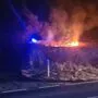 Rund 500 Quadratmeter Schilfgras gingen in Flammen auf
