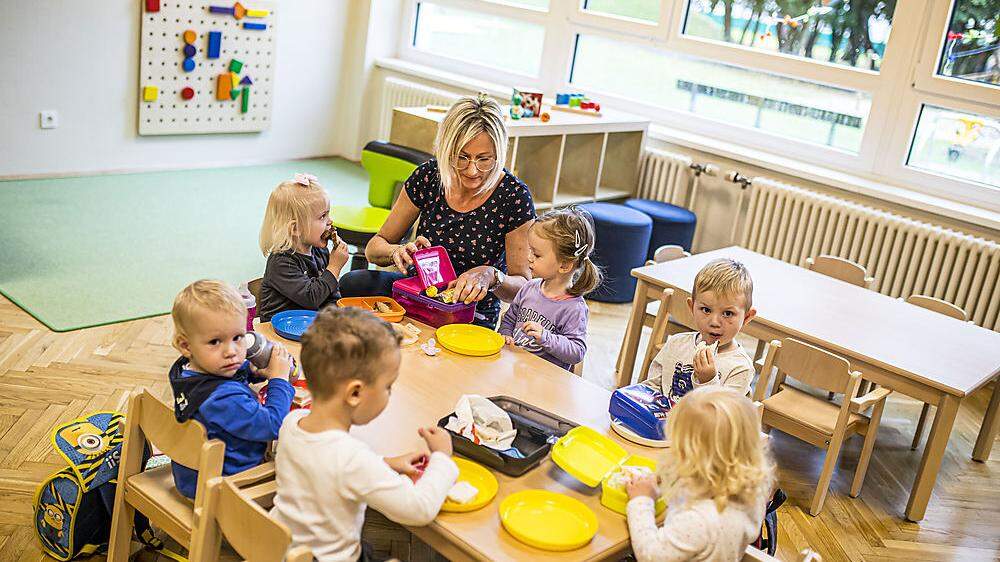 Im Kindergarten Feldkirchner Straße wurde eine neue Krabbelgruppe eingerichtet. Der Betreuungsbedarf im Kleinkindbereich wächst