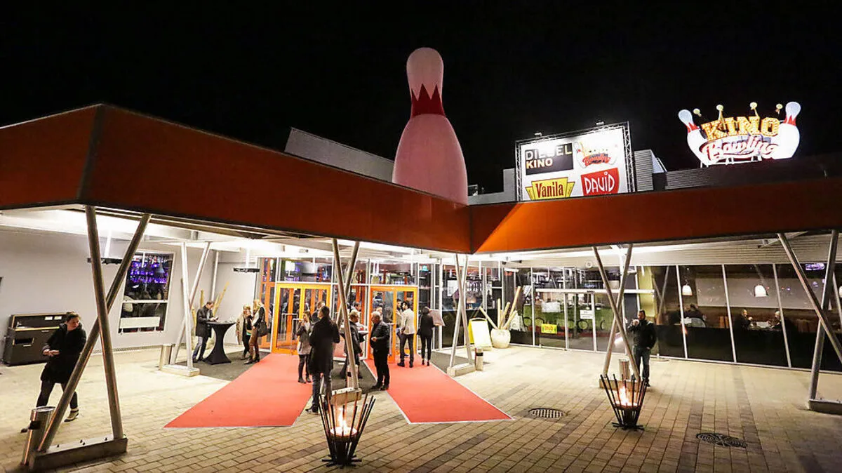 Der neue Eingangsbereich des Kinos
