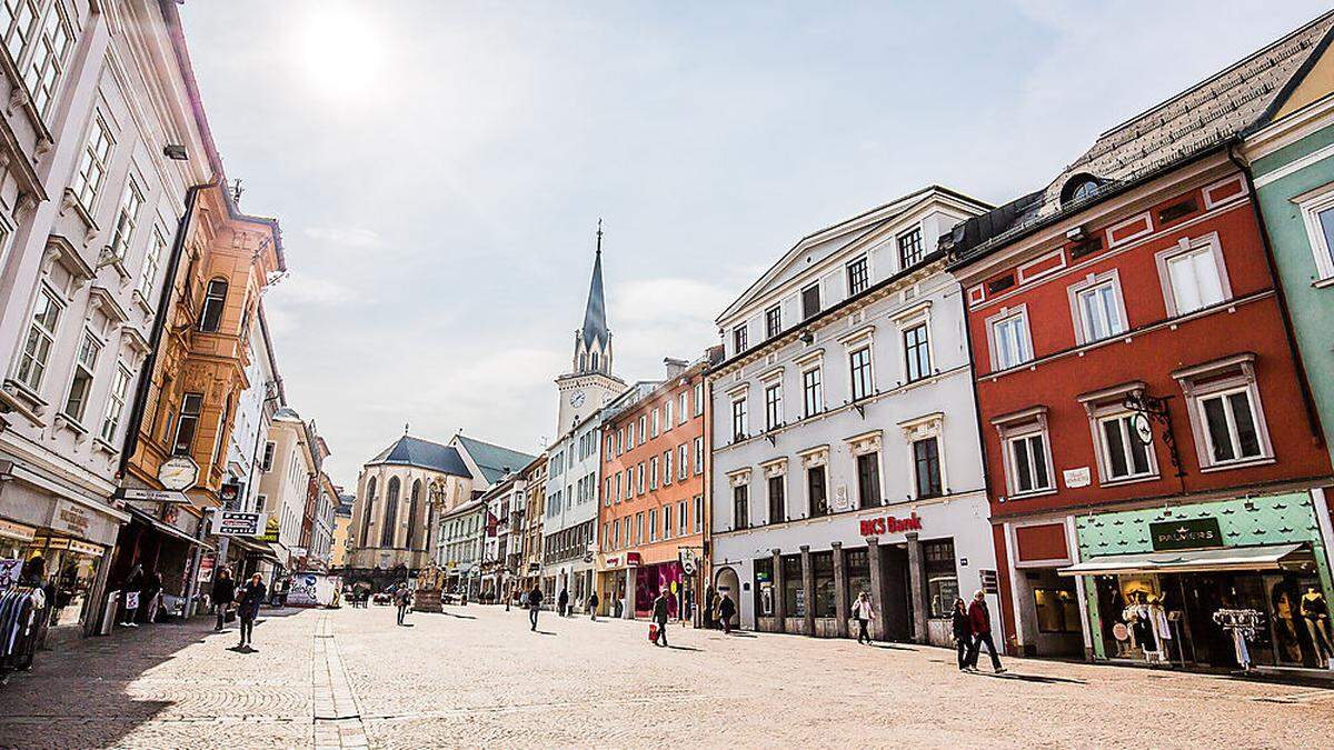 Polizeieinsatz in der Villacher Innenstadt