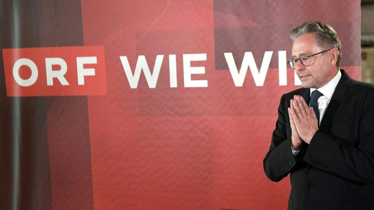 Der scheidende ORF-Generaldirektor, Alexander Wrabetz nach dem Stiftungsratsergebnis