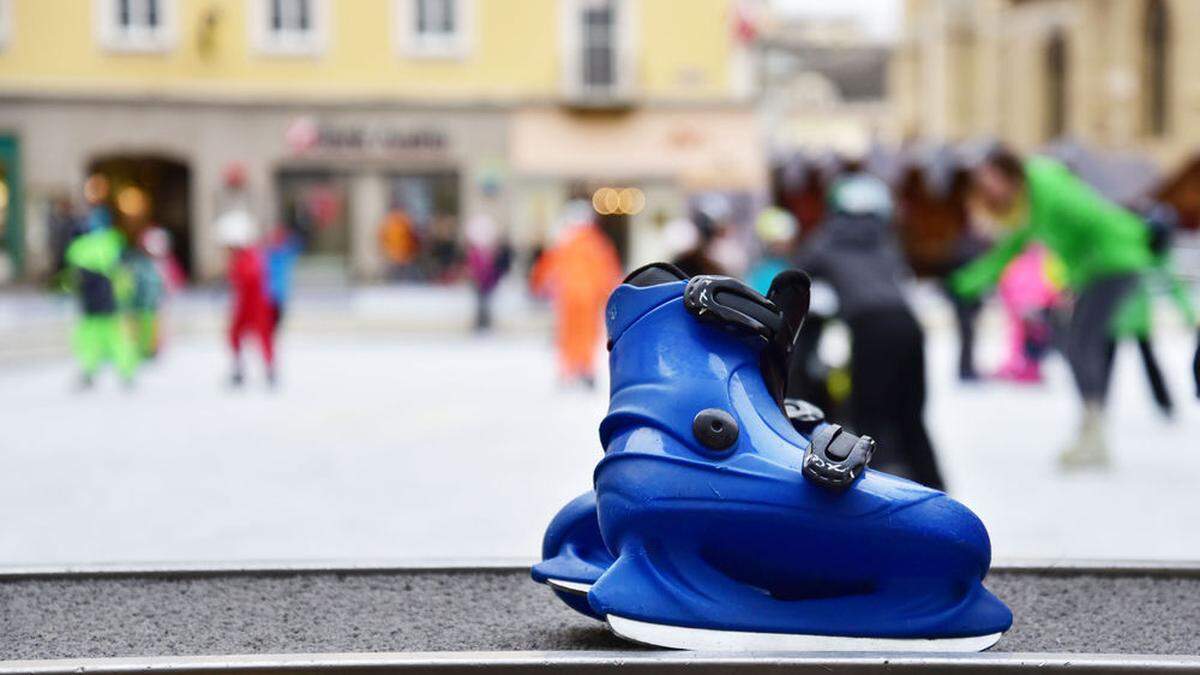 Auf dem Rathausplatz kommt es zu Einschränkungen des Eislauf-Betriebes