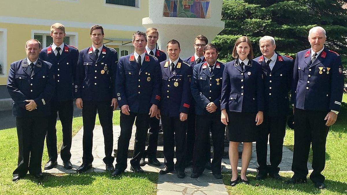 Die Neuhauser Feuerwehr zu Fronleichnam 