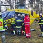 Mit dem Rettungshubschrauber wurde der schwerverletzte Mann ins LKH Graz geflogen