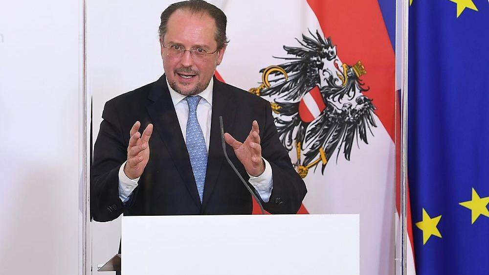 Außenminister Alexander Schallenberg
