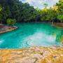 Mitten im Urwald Krabis findet man den sogenannten &quot;Emerald Pool&quot;